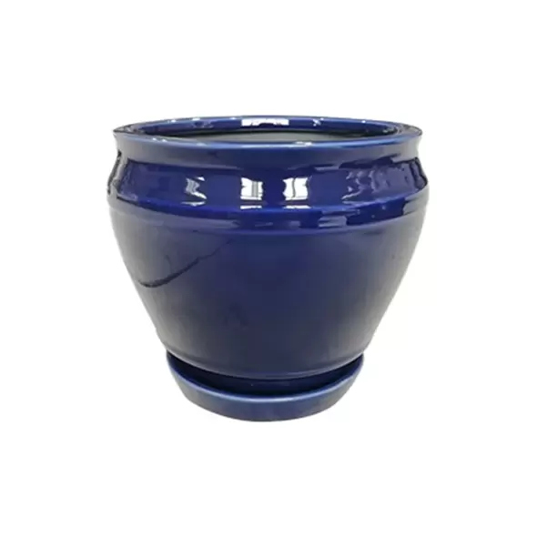 Southern Patio 6" Collins Planter Blue Finish