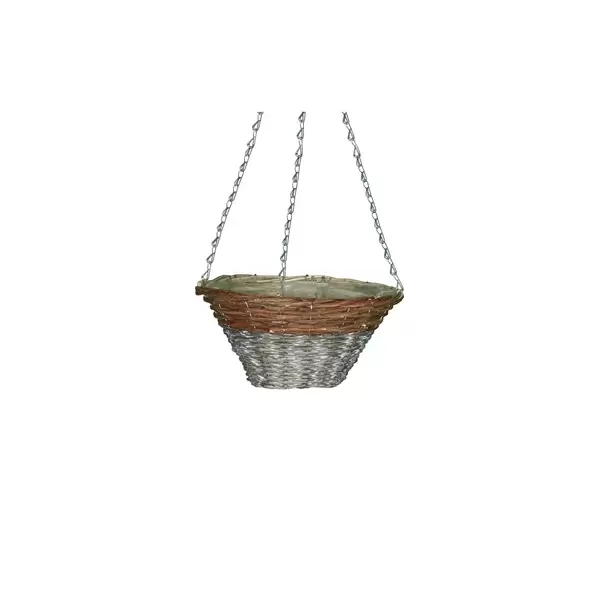 Braun 14" Rattan Flat Bottom