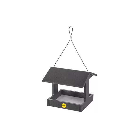 Birds Choice Fly Thru Feeder Recycled Plastic Bristol Black