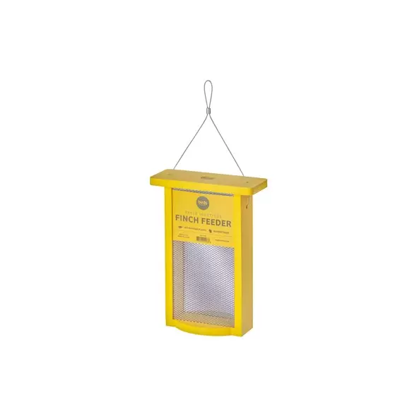 Birds Choice Finch Feeder Recycled Plastic Yellow 1.2