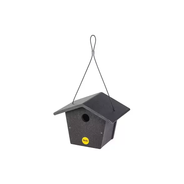 Birds Choice Bird House Recycled Plastic Bristol Black
