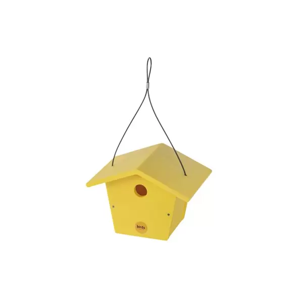 Birds Choice Bird House Recycled Plastic Yellow
