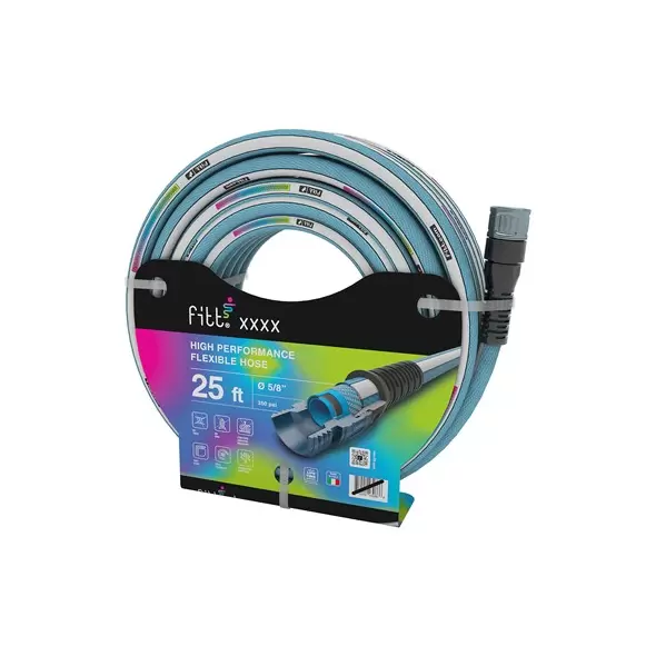 FITT 5/8"x25' Aqua Master NTS Blue w/ Gray Stripe