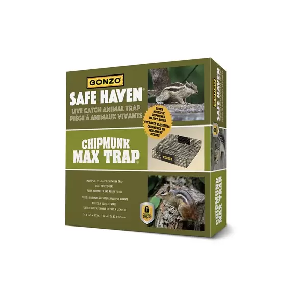 GONZO Safe Haven Live Catch Chipmunk Max Trap