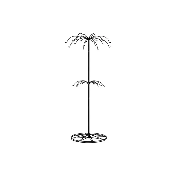 Natures Way Empty Umbrella Stand w/ 2 Levels of Hangers Display Holds 40 HB Feeders