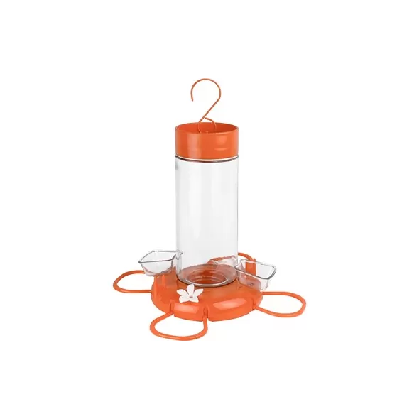 Natures Way 30oz Orange Blossom Glass Oriole Feeder with Jelly Attachments