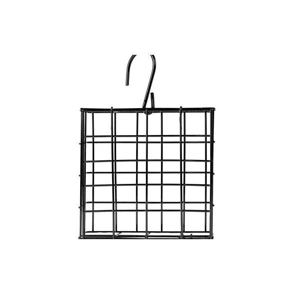 Natures Way Metal Suet Cage Bird Feeder 1 Cake Black