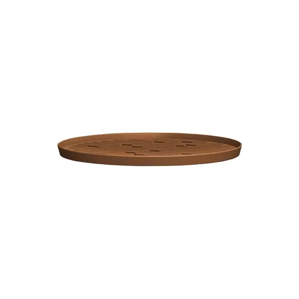 Bloem 6" Maze Deco Saucer Terra Cotta