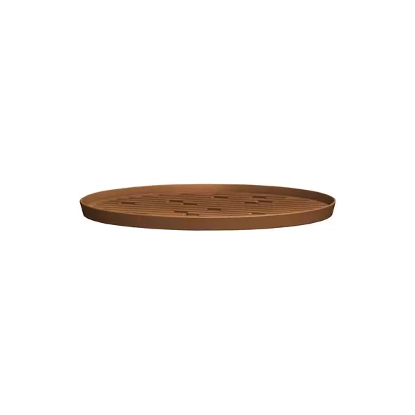 Bloem 6" Maze Deco Saucer Terra Cotta