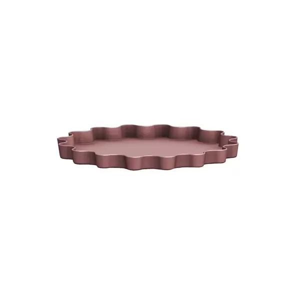 Bloem 6" Wave Deco Saucer Dusty Rose