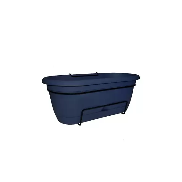 Bloem 18" Lucca Balcony Box Navy