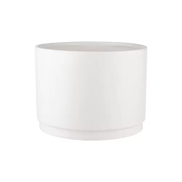 SSI 10"x9.6" Stepped Planter Matte White