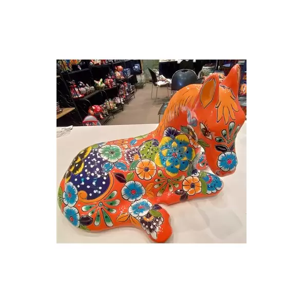 Talavera 21" Horse Statue