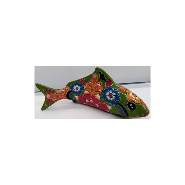 Talavera 22" Koi Fish Statue