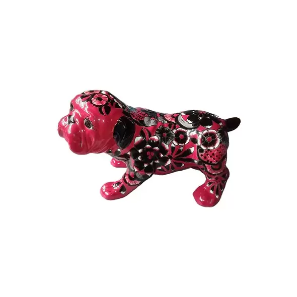 Talavera Bulldog Puppy Black/White/Red