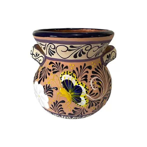 Talavera Bella Especial Moreliana Pot Natural