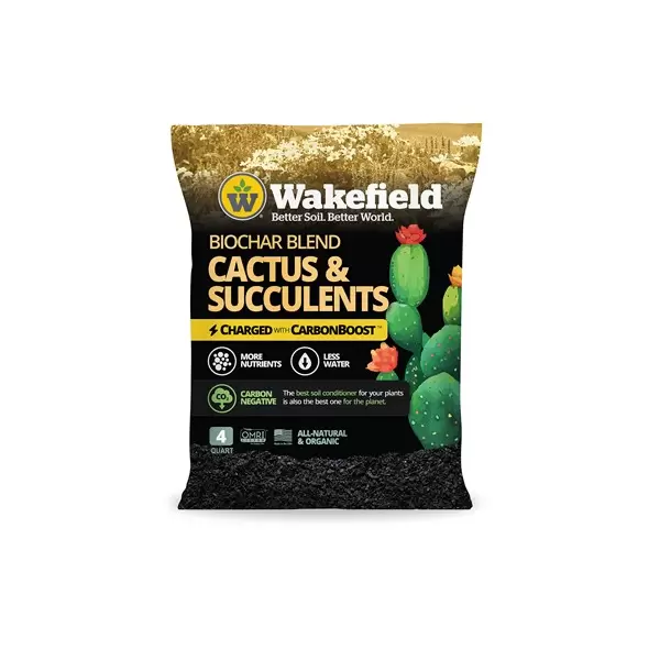 Wakefield 8qt Biochar Cactus Carbonboost 4/CS