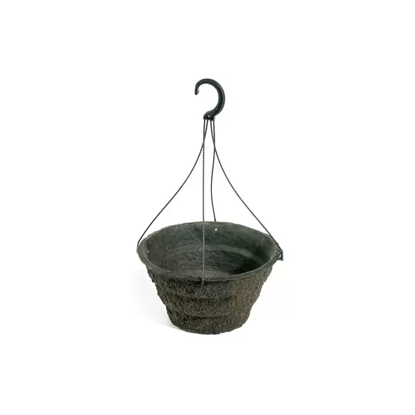 Western Pulp 12 Round Retail Hanging Basket w/Hanger w/UPC, 2.09gal, 12/CS