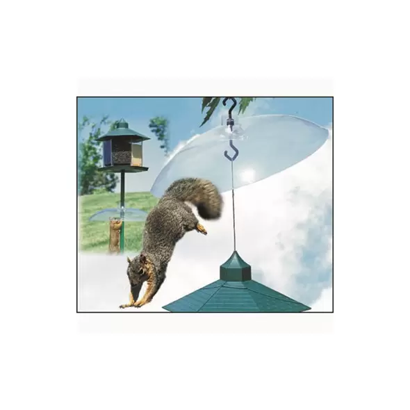 Perky Pet Transparent Squirrel Baffle