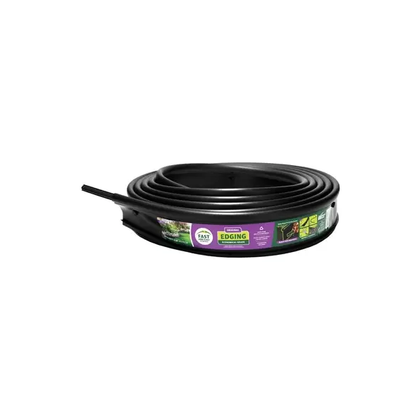 Master Mark 3.5"x20' Black Yard & Garden Edge