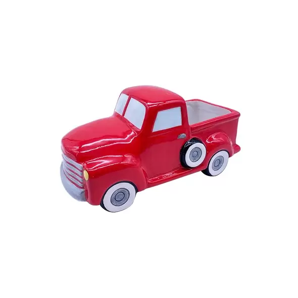 Blue Sky 9" Truck Planter Red