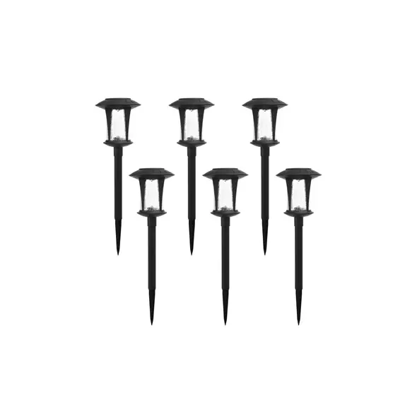 Moonrays Solar Crackle Glass Stake