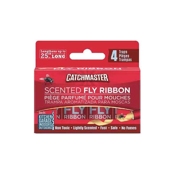 Catchmaster 4pk Scented Bug & Fly Ribbon