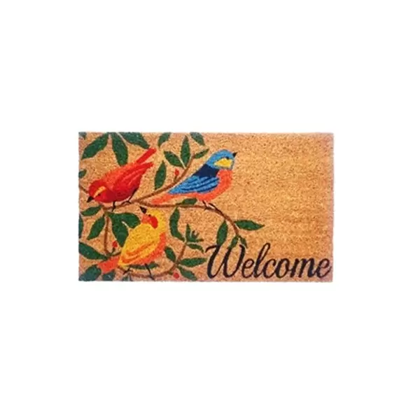 DHTG 18x28 PVC Coir Mat Birds