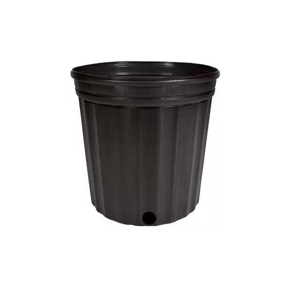 HC Dillen 2G 600 Reg Nursery Pot BK, Blow Molded, Trade 2 Gallon, Black, 60 per Bundle, 90 Bundles per Pallet, 8.50in x 8.50in, 1.72Gal, 2Gallon