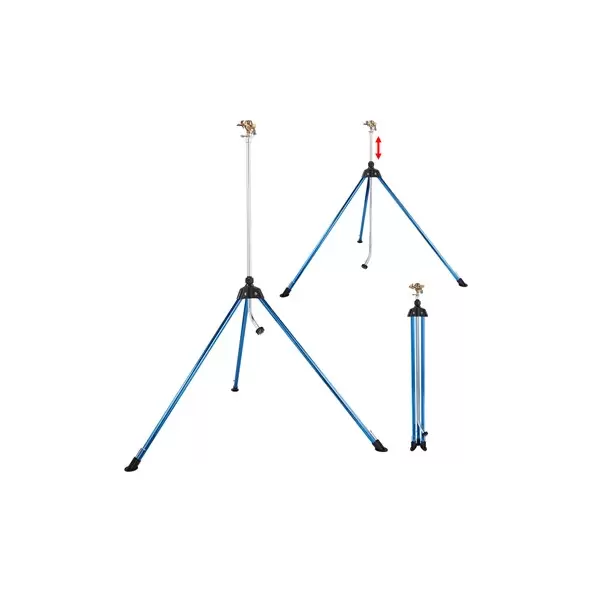Dramm Tripod Sprinkler Impulse Head Blue