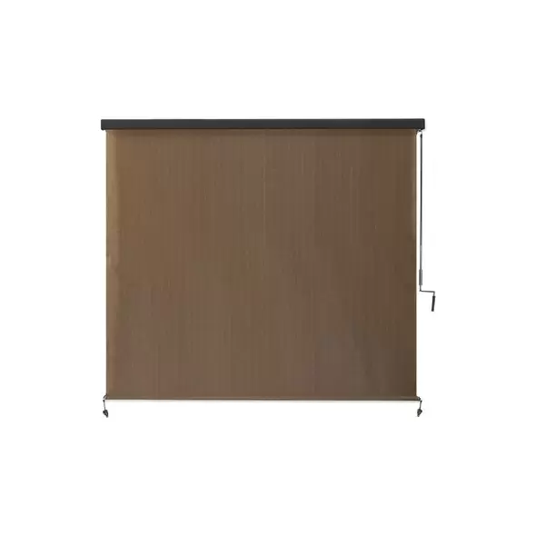 Coolaroo 8'x6' Exterior Roll Shade Mocha 90% Shade