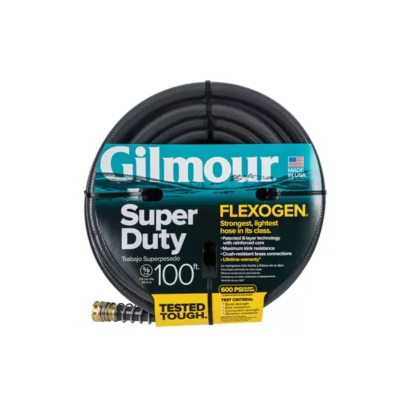 Gilmour Flexogen Super Duty 5/8" x 100' Gray Hose
