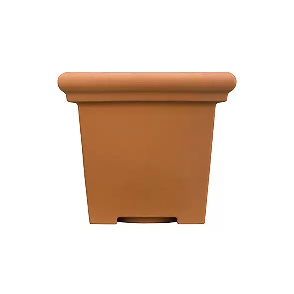 HC 20" Terrazzo Square Pot Clay