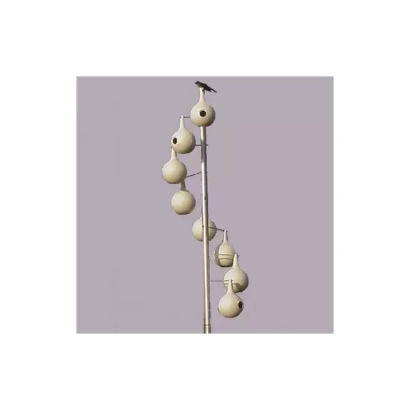 Heath 19' Spiral 8 Gourd Aluminum House Kit Heavy Duty