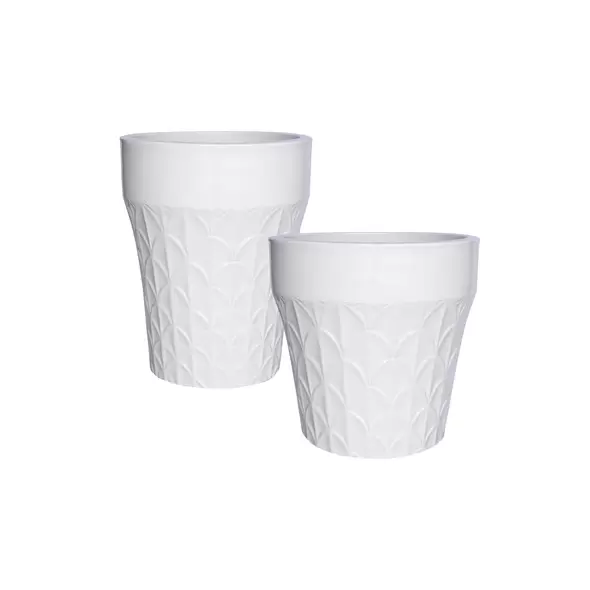 MCarr 30pc Scallop Planter Pallet White