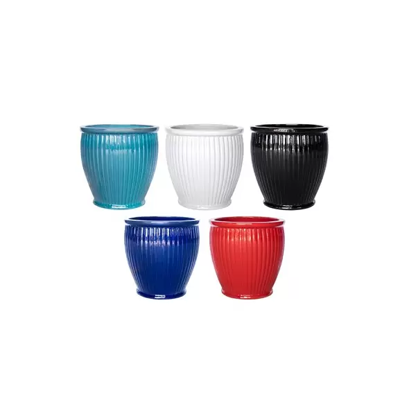 MCarr 30pc Round Rib Planter Pallet Mixed Colors