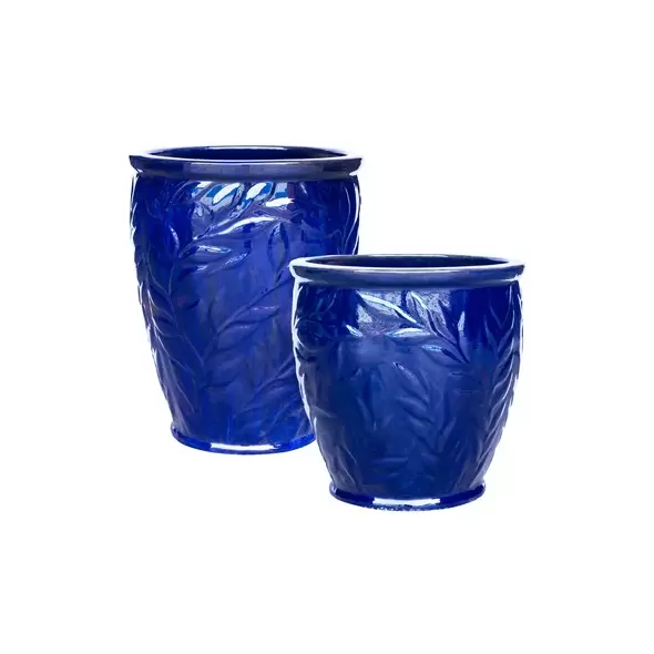 MCarr 30pc Round Fern Planter Pallet Admiral Blue