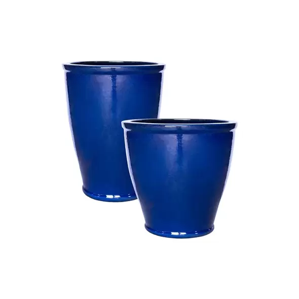 MCarr 30pc Flat Rim Planter Pallet Admiral Blue