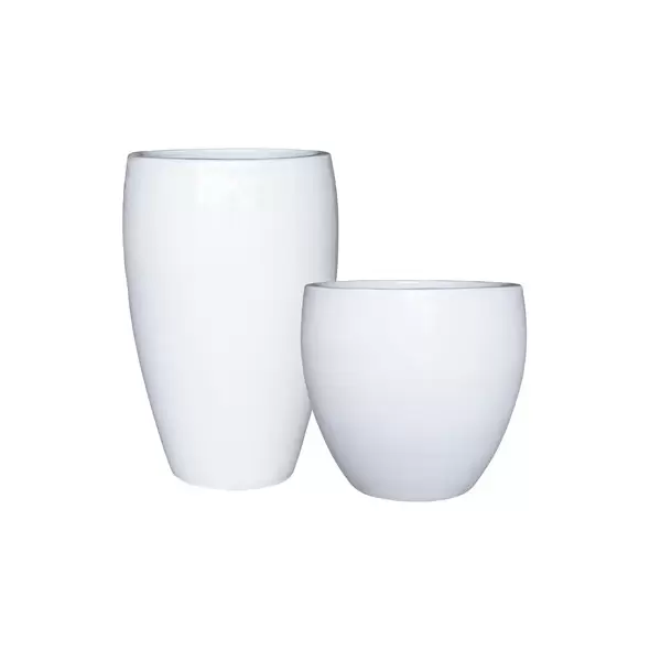 MCarr 35pc Round Planter Pallet White