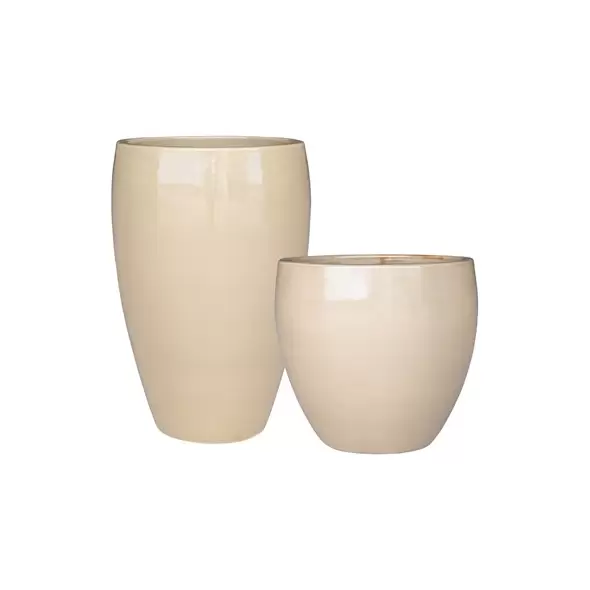 MCarr 35pc Round Planter Pallet Yellow Cream