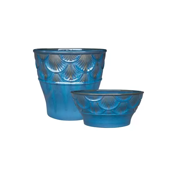 MCarr 32pc Scallop Planter Pallet Ultra Marine