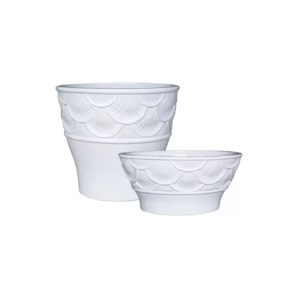 MCarr 32pc Scallop Planter Pallet White