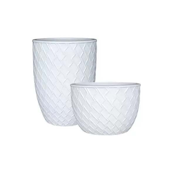MCarr 32pc Zig Zag Planter Pallet White