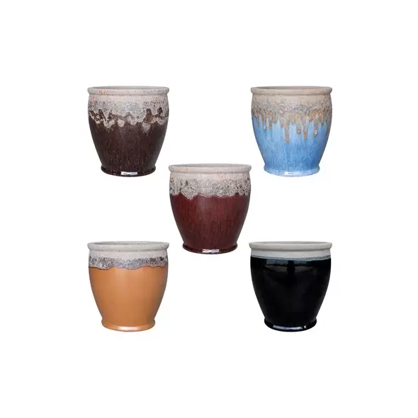 MCarr 30pc Round Planter Pallet Mix Volcanic