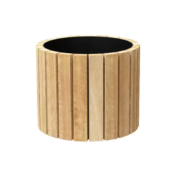 Panacea 9"Hx10.25" Cedar Planter w/ Plastic Liner