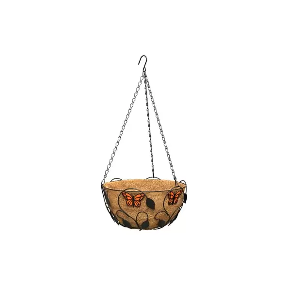 Panacea 14" Butterflies Hanging Basket