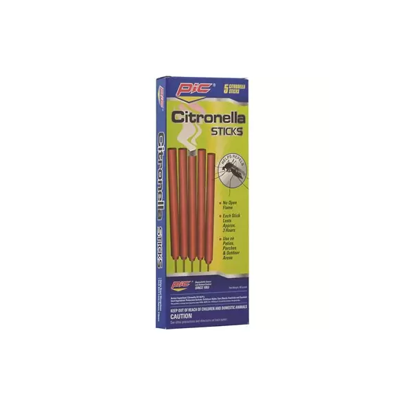 Pic 5pk Citronella Sticks
