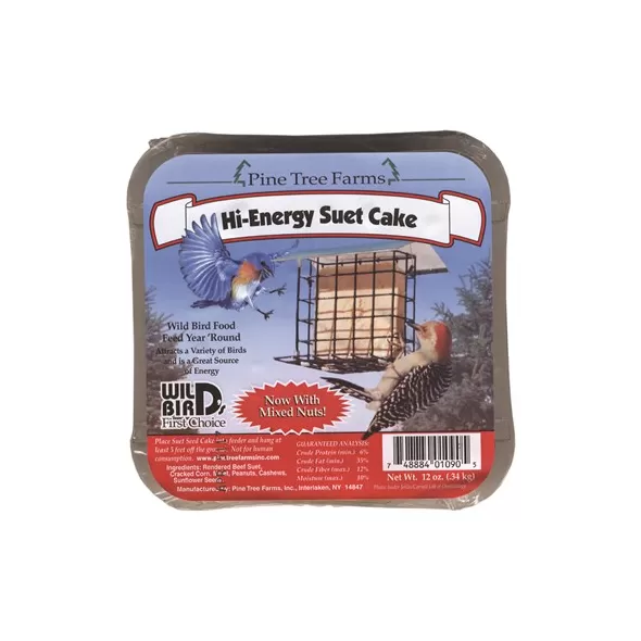 Pine Tree 12oz Hi Energy Suet Cake MADE IN THE USA