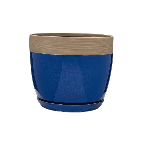 Southern Patio 6" Ana Planter Navy Finish