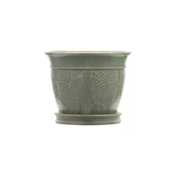 Southern Patio 8" Annandale Planter Celadon Finish